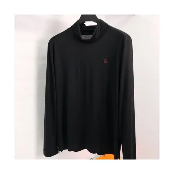 Hermes 2020 Mens Cotton Turtle-neck Tshirt - 에르메스 … - 1