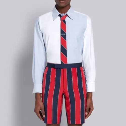 [톰브라운]Thom Browne 2020 Mens Strap Cotton Tshirts -… - 1