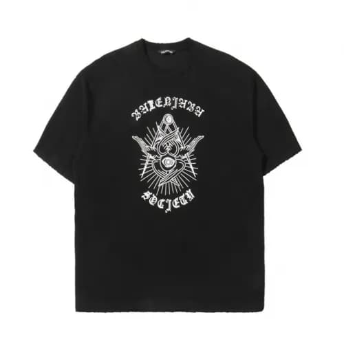 [발렌시아가]Balenciaga 2020 Mm/Wm Logo Cotton Short Sle… - 1
