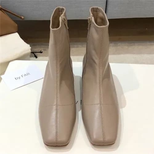 By Far 2020 Women's Leather Ankle Boots - 바이파 … - 1