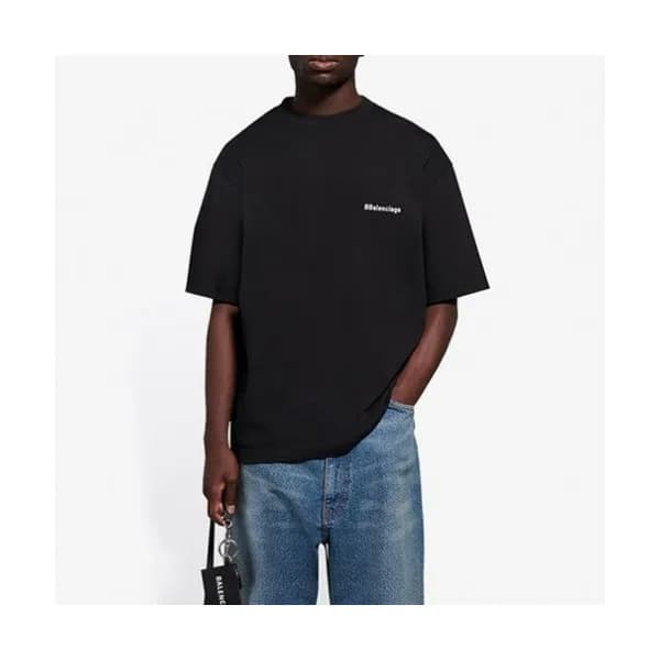 [발렌시아가]Balenciaga 2020 Mm/Wm Logo Cotton Short Sle… - 1