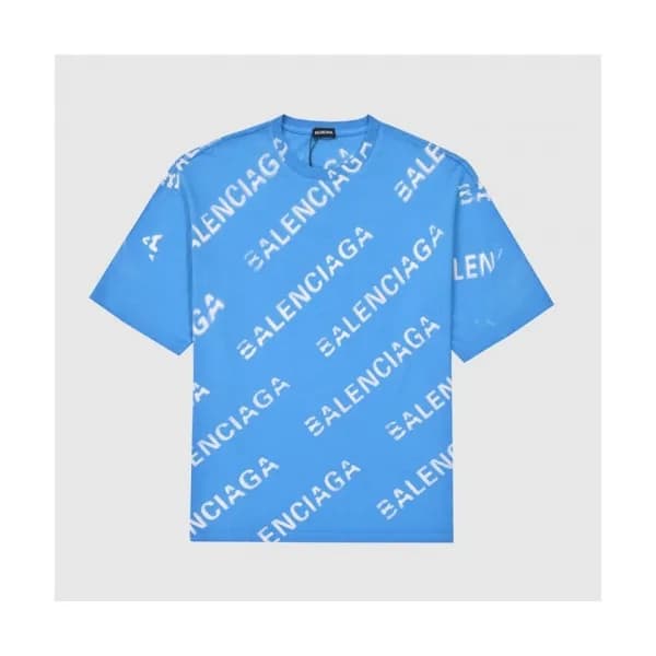 [발렌시아가]Balenciaga 2021 Mm/Wm Logo Cotton Short Sle… - 1