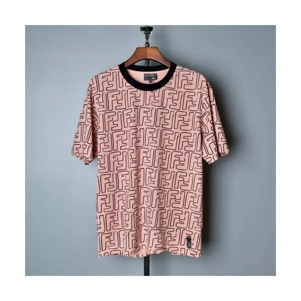 [펜디]Fendi 2021 Mens Logo Casual Short Sleeved Tshi… - 1