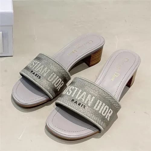 [세련되고 이뻐]Dior 2021 Women's Embroidery Slipper,… - 1