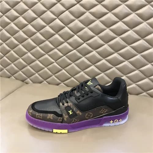 Louis Vuitton 2021 Men's Leather Sneakers,LOUS… - 1