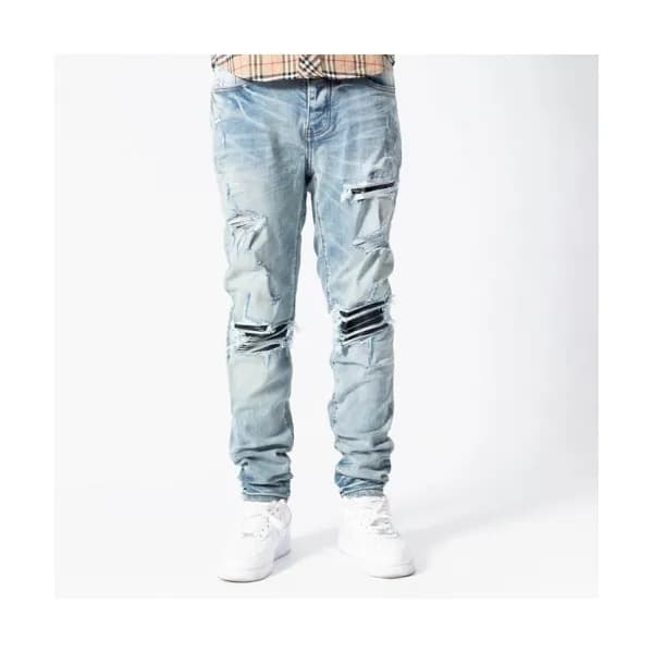 Amiri Mens Trendy Denim Pants Blue - 아미리 2021 남성 … - 1
