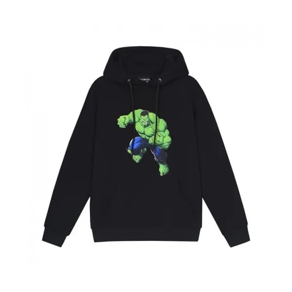 Balenciaga Mm/Wm Logo Cotton Hoodie Black - 발렌시아가… - 1