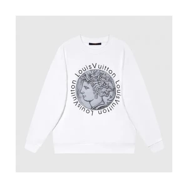 Louis vuitton Mm/Wm Casual Cotton Tshirts White -… - 1