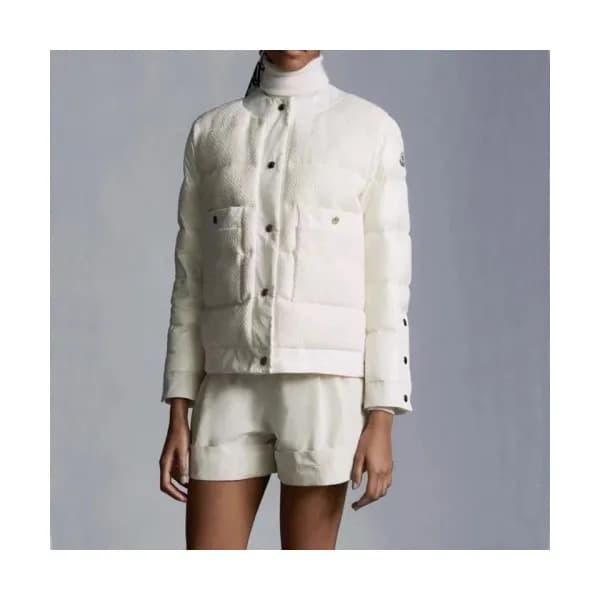 Moncler Womens Patch Logo Modern Duck Down Long … - 1