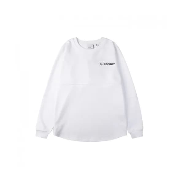 Burberry Mens Logo Casual Cotton Tshirts White - … - 1