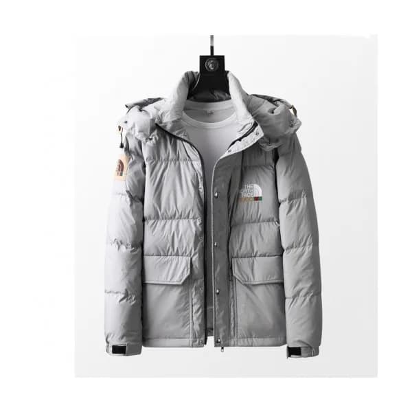 Gucci Mm/Wm Logo Casual Duck Down Padding Gray - … - 1