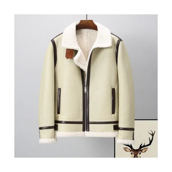 Loewe Mens Logo Casual Jackets Ivory - 로에베 2021 남… - 1