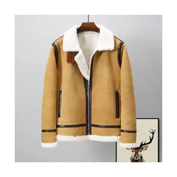 Loewe Mens Logo Casual Jackets Camel- 로에베 2021 남성… - 1