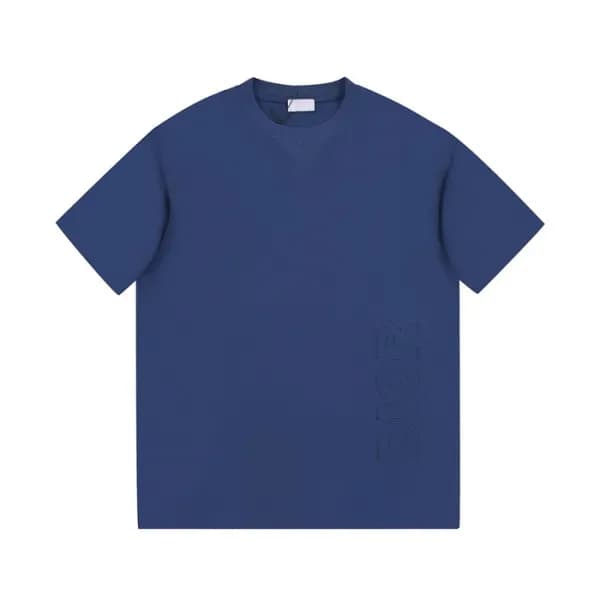 디올 남성 크루넥 네이비 반팔티 - Mens Navy Tshirts - dio01756x - 1