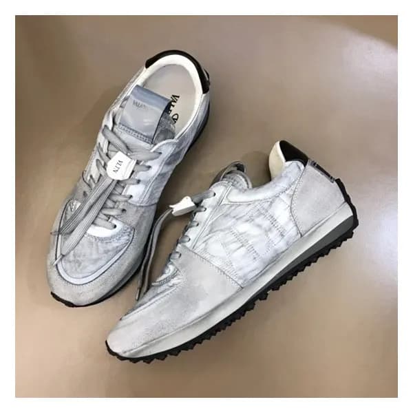 발렌티노 남성 트렌디 그레이 스니커즈 - Mens Gray Sneakers - val025… - 1