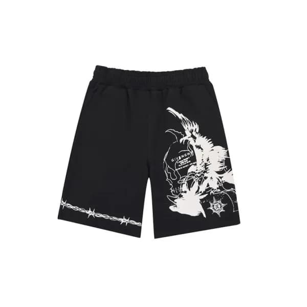 지방시 남성 캐쥬얼 블랙 반바지 - Mens Black Half-pants - giv072… - 1