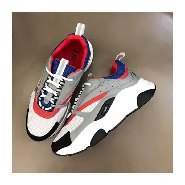 디올 남/녀 오블리크 그레이 스니커즈 - Unisex Gray Sneakers - dio0… - 1