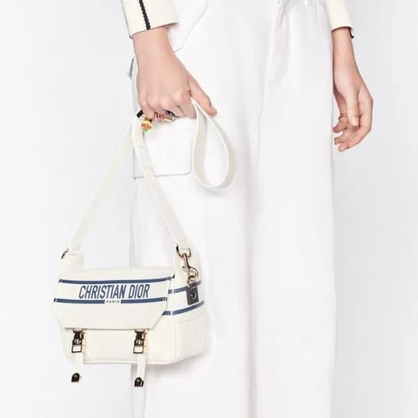 디올 여성 화이트 캠프백 - Dior Womens White Camp Bag - dio19… - 1