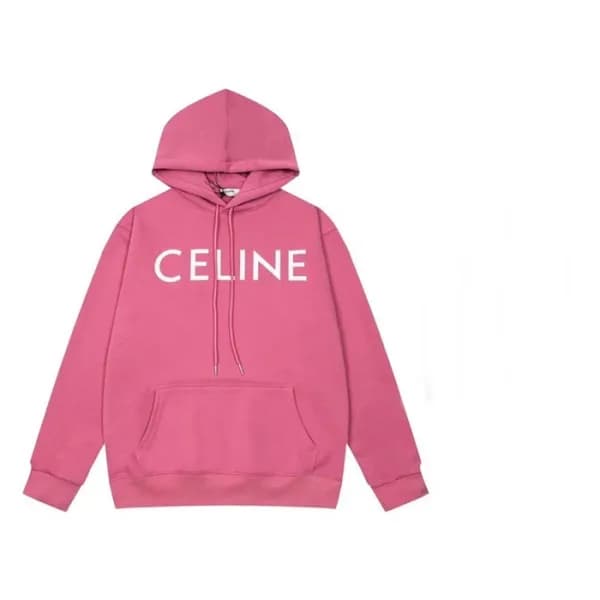 셀린느 남성 핑크 캐쥬얼 후드티 - Mens Pink Hoodie - cel0445x - 1