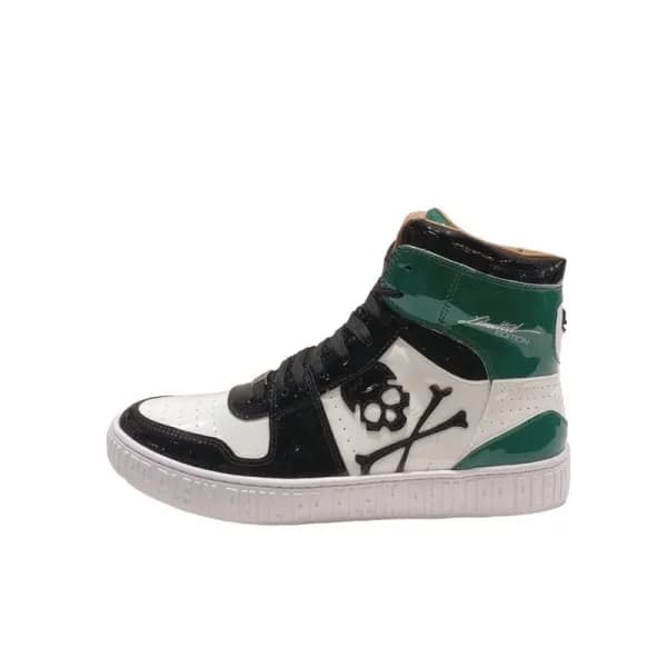 필립플레인 남성 하이탑 그린 스니커즈 - Mens Green Sneakers - phi01… - 1