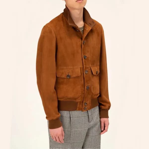 발리 남성 캐쥬얼 브라운 자켓 - Bally Mens Brown Jackets - bal1… - 1