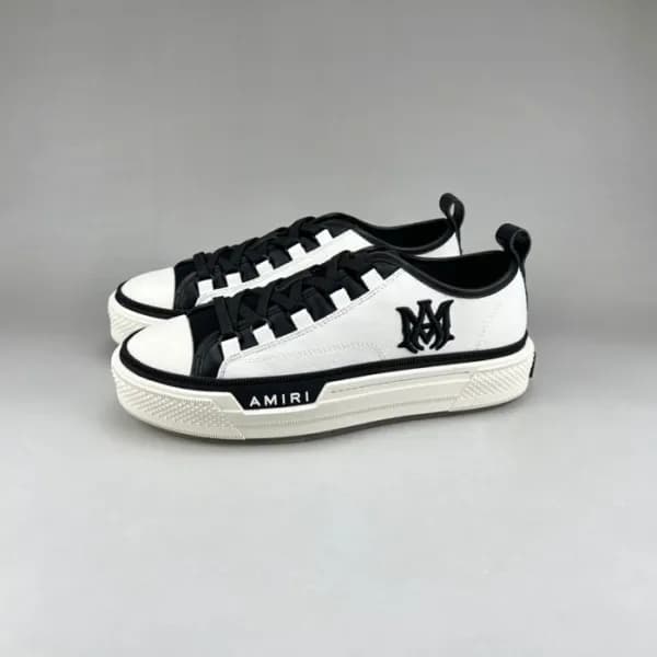 아미리 남/녀 화이트 스니커즈 - Amiri Unisex White Sneakers - a… - 1