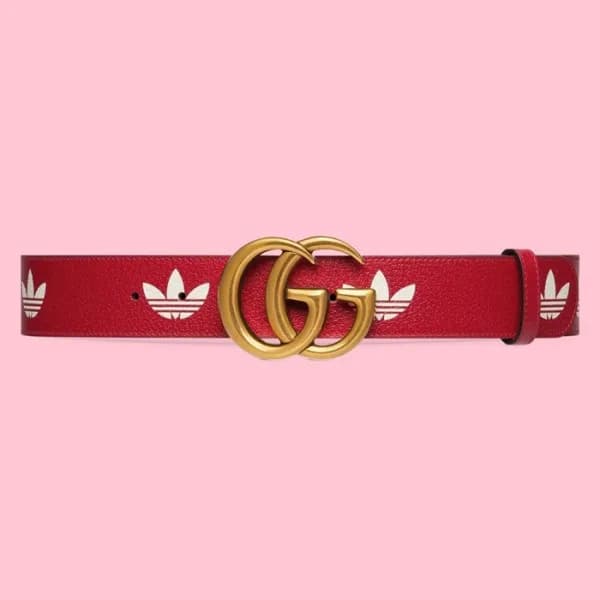 구찌 남성 모던 레드 벨트 - Gucci Mens Red Belts - gu137x - 1