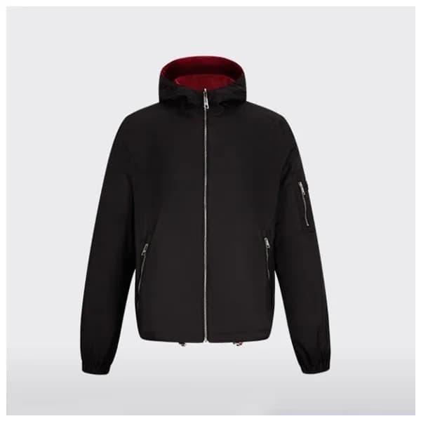 프라다 남성 모던 블랙 양면 자켓 - Prada Mens Black Jackets - pr… - 1