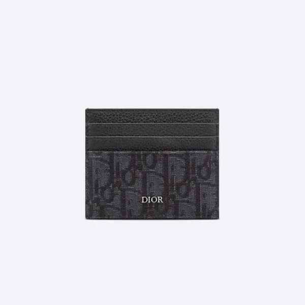 디올 남성 블랙 카드 지갑 - Dior Mens Black Card Wallets - di… - 1