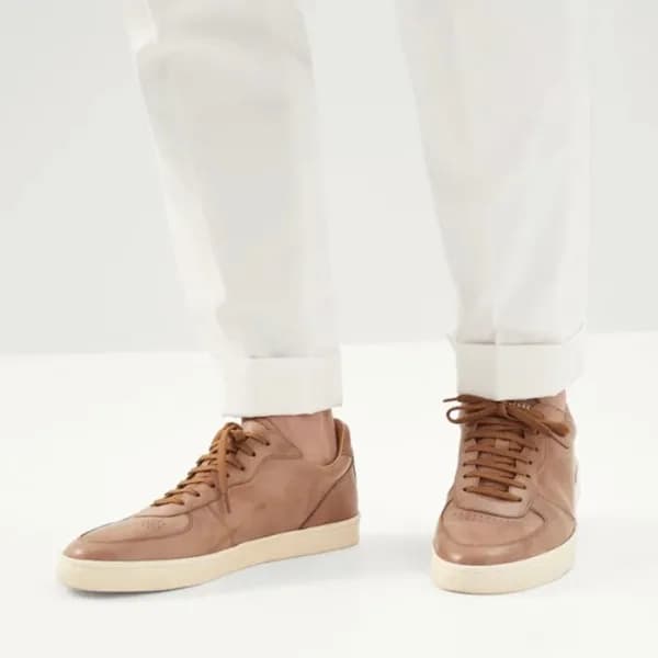 브루넬로쿠치넬리 남성 브라운 스니커즈 - Brunello Cucinelli Mens Bro… - 1