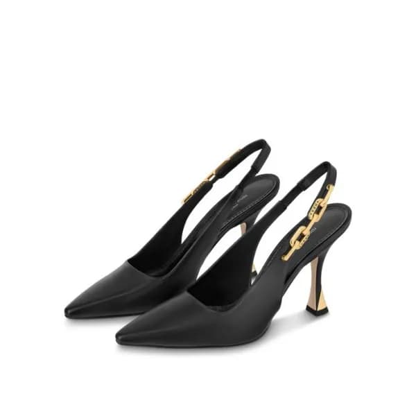 루이비통 여성 블랙 하이힐 - Louis vuitton Womens Black High-h… - 1