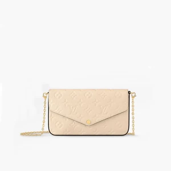 루이비통 여성 아이보리 포쉐트 펠리시 - Louis vuitton Womens Ivory … - 1