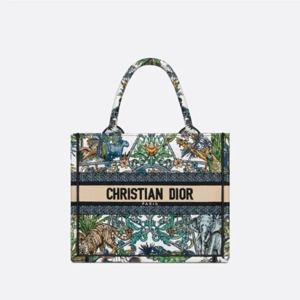 디올 여성 그린 북토트 - Dior Womens Green Book Tote - di524… - 1