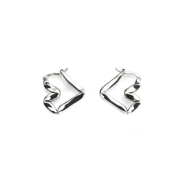 보테가베네타 여성 화이트 골드 이어링 - Bottega veneta Womens White… - 1