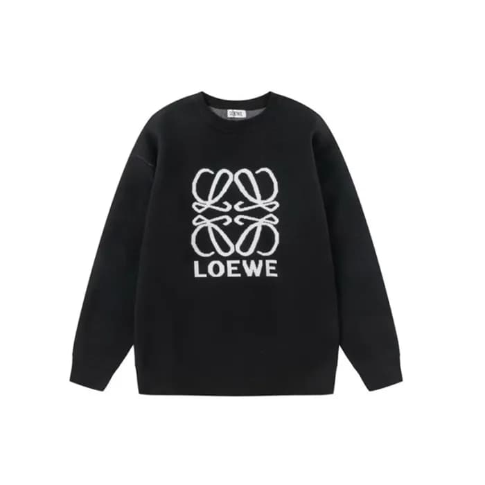 로에베 남성 블랙 스웨터 - Loewe Mens Black Sweaters - loc01x - 1