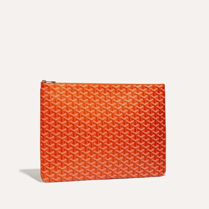 고야드 남/녀 오렌지 세나 클러치 MM/MGM/GM - Goyard Unisex Senat… - 1