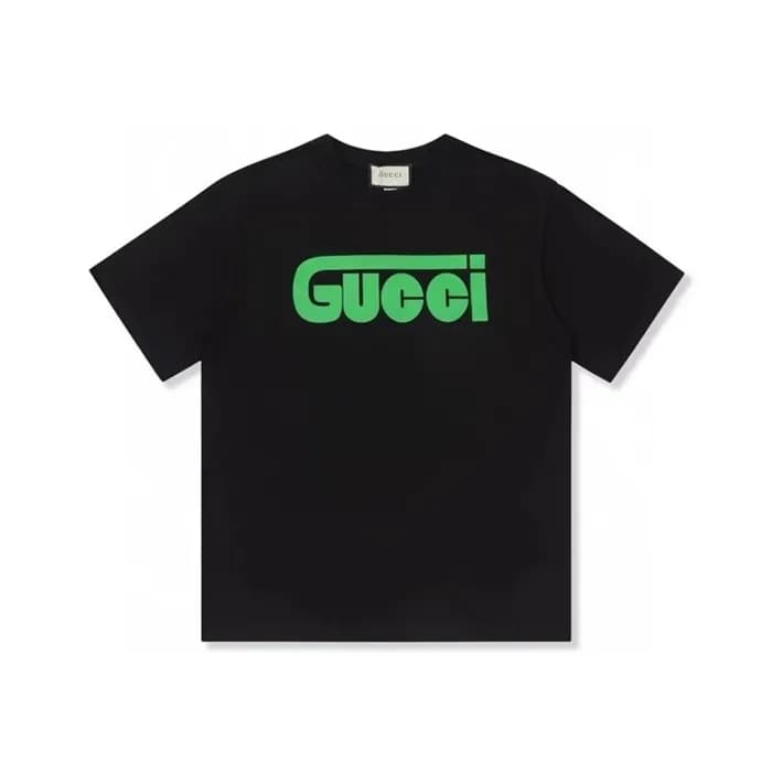 구찌 남성 블랙 티셔츠 - Gucci Mens Black Tshirts - guc336x - 1