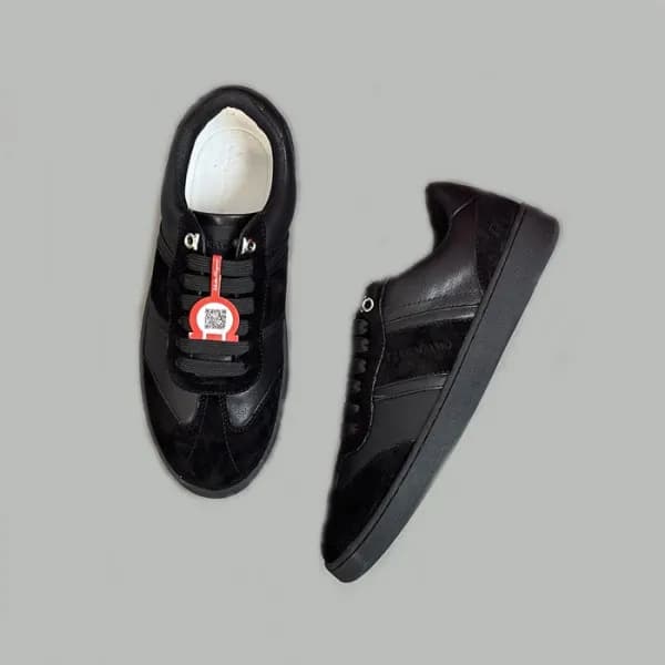 페라가모 남성 블랙 스니커즈 - Ferragamo Mens Black Sneakers - … - 1