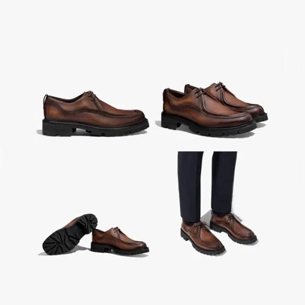 벨루티 남성 브라운 옥스퍼드 - Berluti Mens Brown Oxford - ber8… - 1