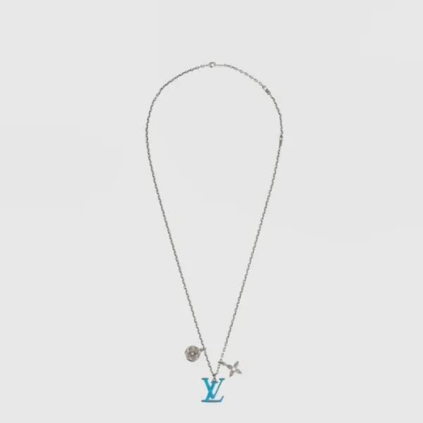 루이비통 남성 LV 터콰이즈 목걸이 - Louis vuitton Mens LV Turquo… - 1