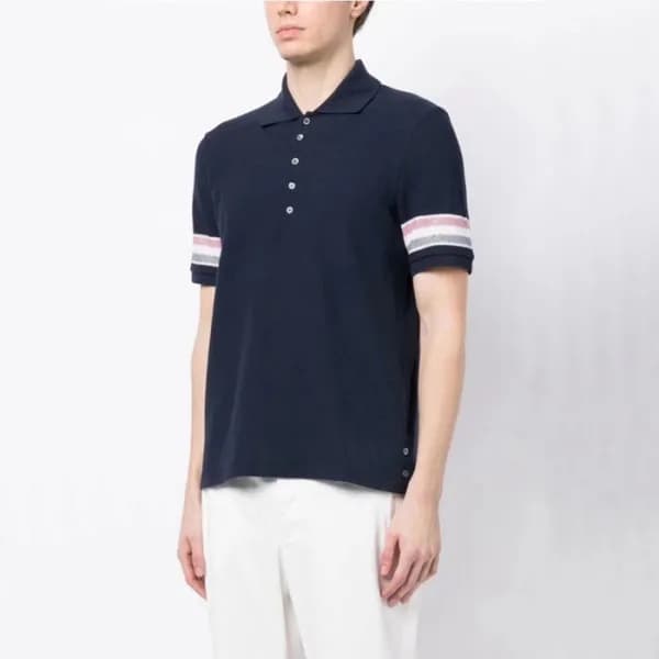 톰브라운 남성 폴로 반팔티 - Thom Browne Mens Polo Tshirts - t… - 1