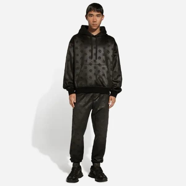 돌체앤가바나 남성 블랙 트레이닝복 - Dolce&Gabbana Mens Sweat Suit… - 1