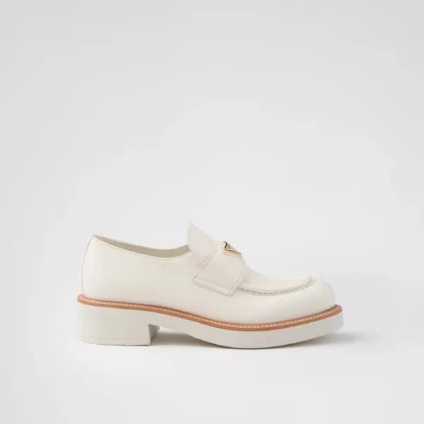 프라다 여성 화이트 로퍼 - Prada Womens White Loafer - prs155… - 1