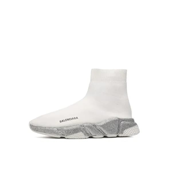발렌시아가 남/녀 미들탑 스니커즈 - Balenciaga Unisex White Sneak… - 1