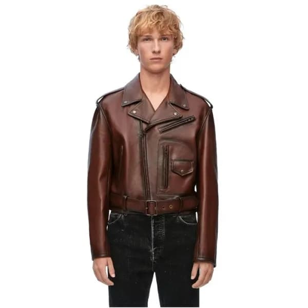 로에베 남성 가죽 자켓 - Loewe Mens Leather Jacket - loc2641… - 1