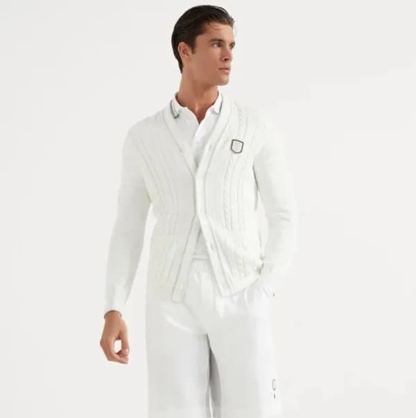 브루넬로쿠치넬리 남성 라운드 니트 - Brunello Cucinelli Mens Round… - 1