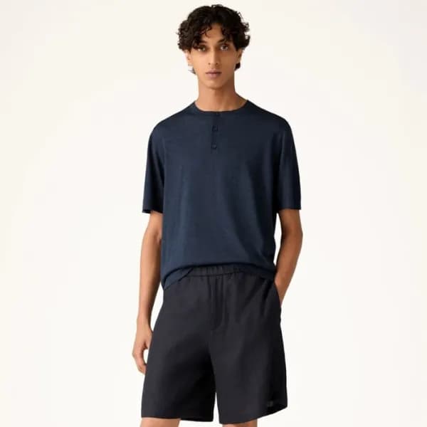 로로피아나 남성 라운드 반팔티 - Loro Piana Mens Round Tshirt - … - 1