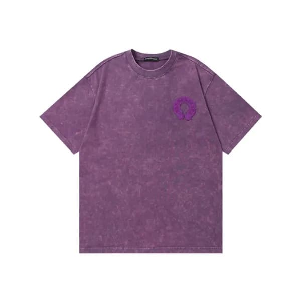 크롬하츠 남성 라운드 반팔티 - Chrom Hearts Mens Round Tshirt -… - 1