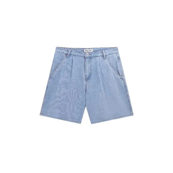 미우미우 남성 데님 쇼츠 - Miumiu Mens Denim Shorts - mic7187… - 1