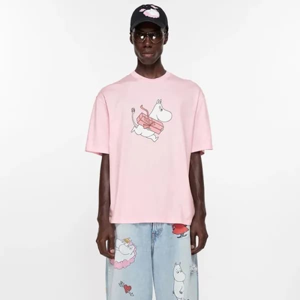 아크네 남성 크루넥 반팔티 - Acne Mens Round Tshirt - anc7244x - 1
